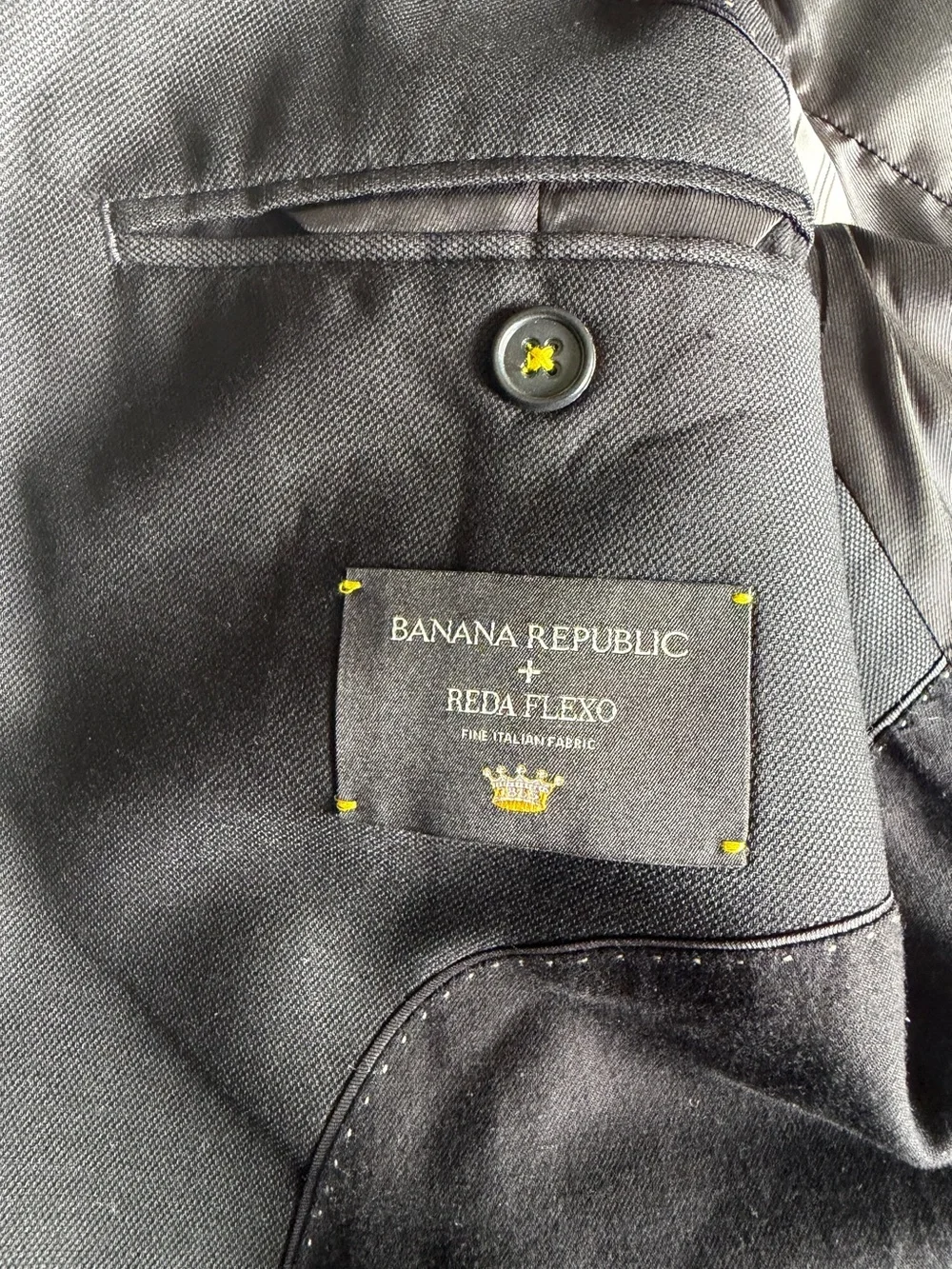 Banana Republic Black Men's Two-Button Blazer + Pants
